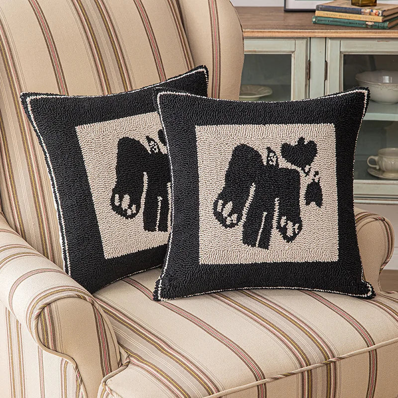 DecorBites™ Geometric Line Art Cushion Cover for Home Sofa Bed