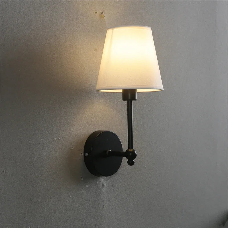 DecorBites™ Black & Gold LED Retro Wall Lamp Luxury Sconce Lighting for Bedroom