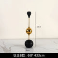 DecorBites™ Golden Stainless Steel Candle Holder for Wedding Decor