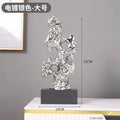 DecorBites™ Gold Hollow Stone Statue Coral Sculpture Home Decor Figurines