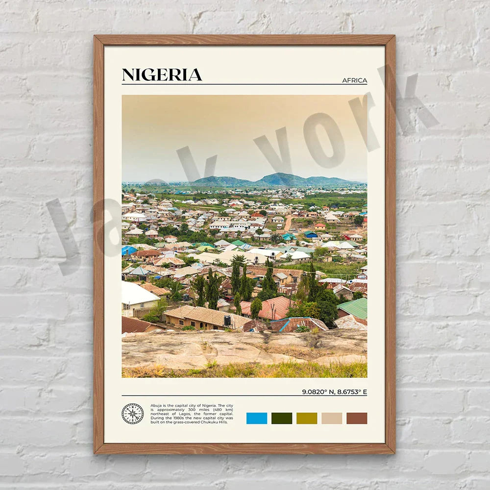 DecorBites™ Africa Landscape Posters Collection