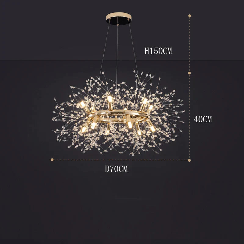 DecorBites™ LED Pendant Chandeliers for Living and Dining Room - Modern Indoor Hanging Light