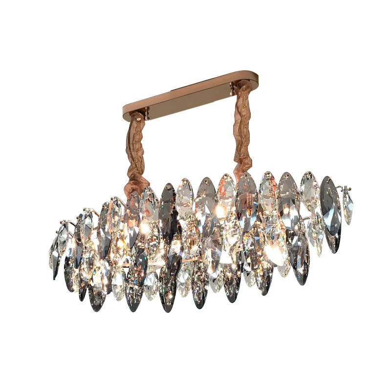 DecorBites™ Crystal Dimmable LED Pendant Lights: Modern Indoor Artistic Hanging Lamps