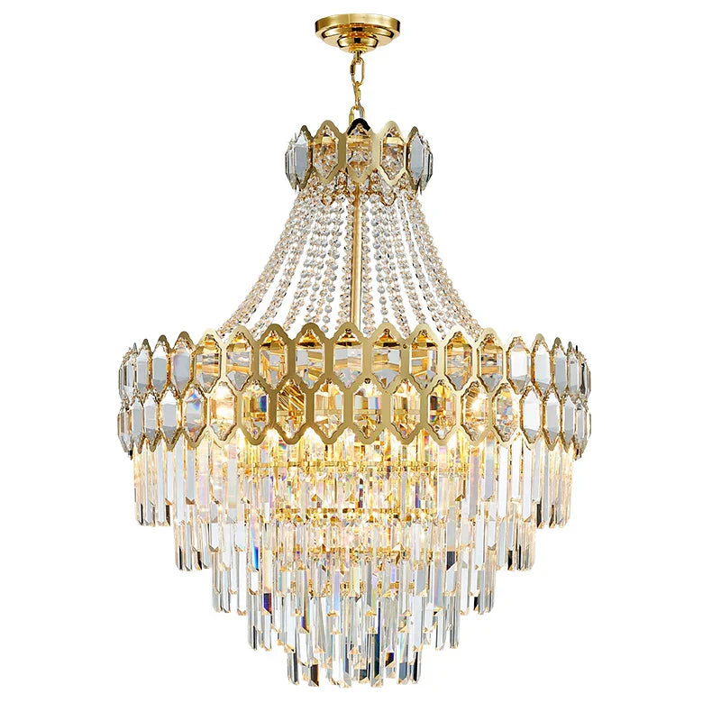 DecorBites™ Deluxe Crystal LED Pendant Lamp - Elegant Home Decor Lighting