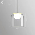 DecorBites™ Glass Pendant Lights Simple Indoor Home Decor Lighting for Living Room and Dining Room