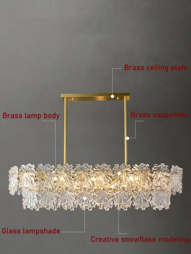 DecorBites™ Glass LED Pendant for Restaurant, Bedroom, Hotel, and Bar lighting