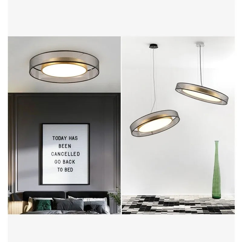 DecorBites™ Elegant LED Dual Purpose Chandelier for Modern Living Spaces