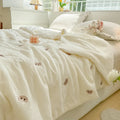 DecorBites™ Double Layer Yarn Summer Quilt: Super Soft Skin-friendly Comforter Blanket