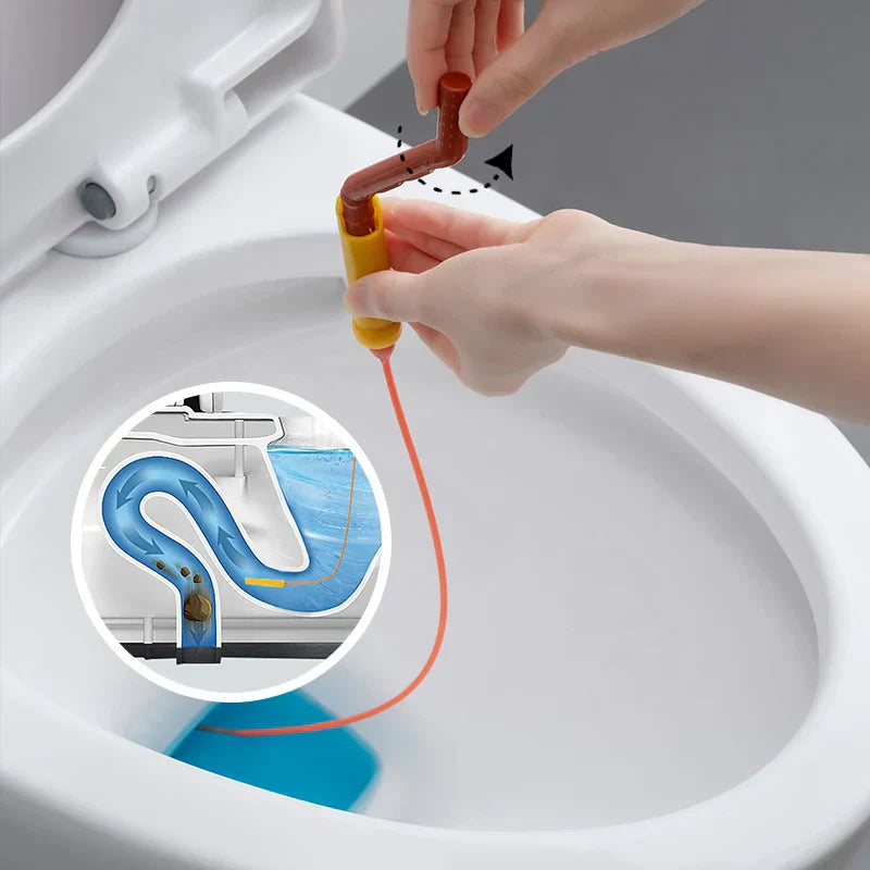 DecorBites™ Drain Cleaner Brush: Flexible Hair Clog Remover Tool