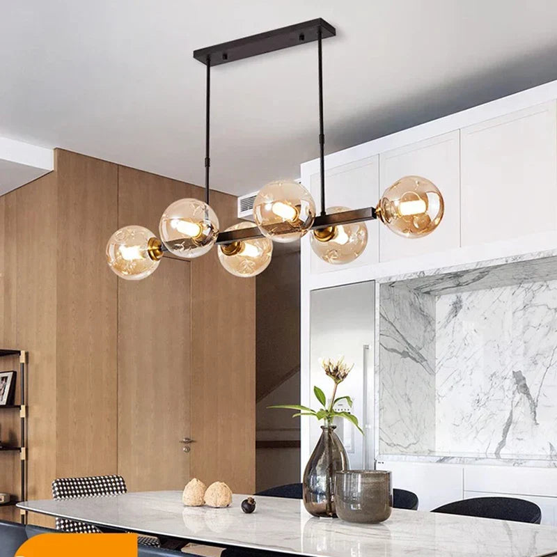 DecorBites™ LED Pendant Chandeliers: Modern Indoor Lighting for Living Room and Dining Room