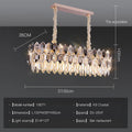 DecorBites™ Crystal Chandelier: Postmodern Living Room Dining Bedroom Lamp, Luxury & Creative