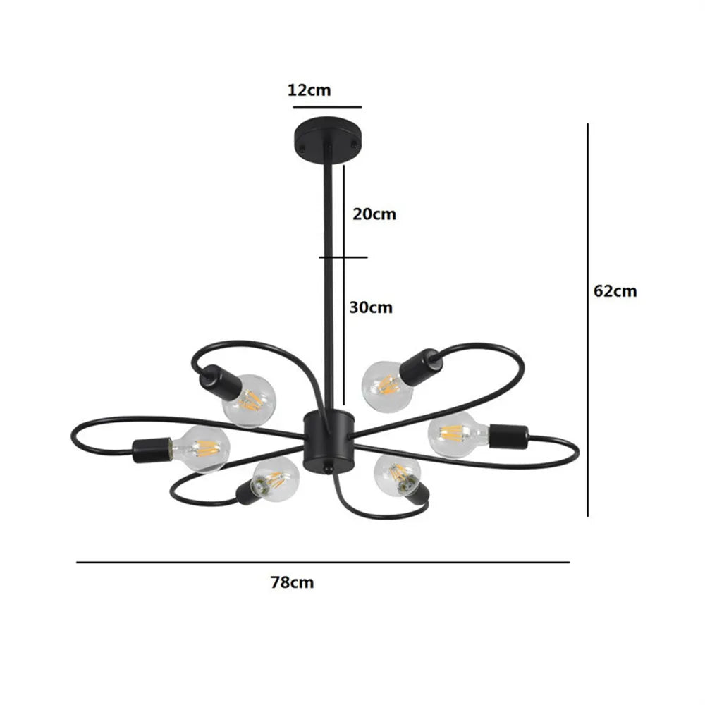 DecorBites™ LED Branches Chandelier for Living Room Bedroom Kitchen Lighting