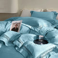 DecorBites™ Cozy Velvet Lace Bedding Set: Duvet Cover, Sheet, Pillowcases - 4Pcs Warm & Stylish