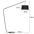 DecorBites™ LED Fishing Floor Lamp: Stylish Indoor Lighting for Study, Bedroom, and Living Room