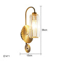 DecorBites™ Crystal Wall Lamp: Luxury LED Indoor Lighting for Bedroom & Living Room