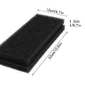 2PCS Fish Tank Filter Cotton Black Thickened Biochemical Cotton Water Rattan Cotton Turtle Tank Filter Material Filter Sponge