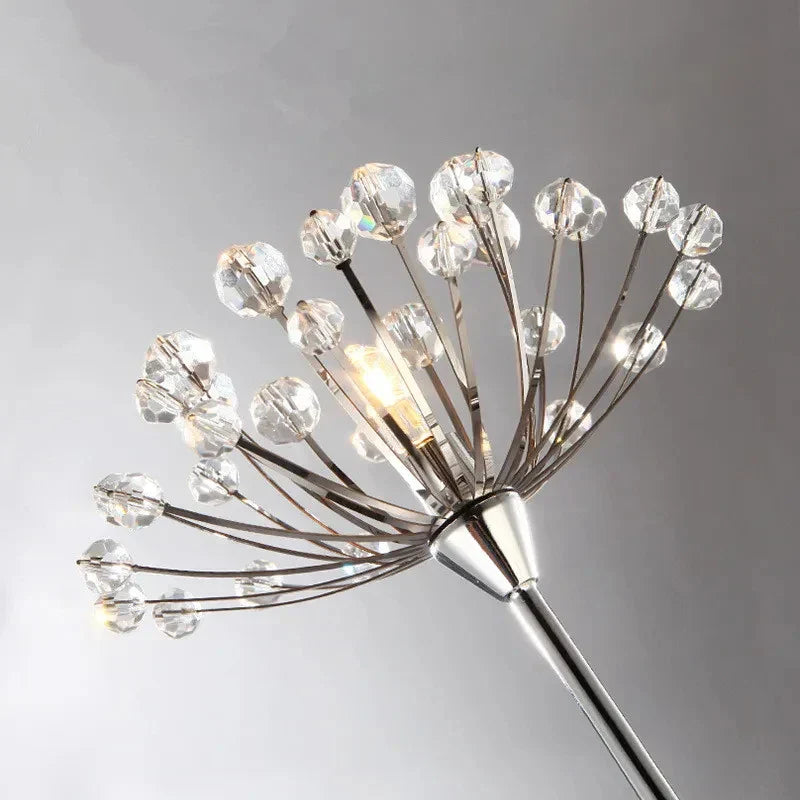 DecorBites™ Crystal Dandelion LED Floor Lamp for Living Room Bedroom Decor