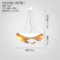 DecorBites™ Gold Texture LED Pendant Lights: Modern Living Room Bedroom Hanging Lamps