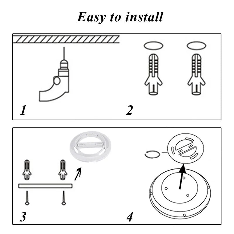 DecorBites™ LED Ceiling Chandelier Panel Light for Home Decor Lighting