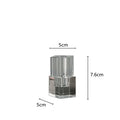 DecorBites™ Geometric Glass Vase Stack for Home Decor & Flower Arrangement