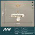 DecorBites™ Crystal LED Chandelier for Home Decor & Luxury Lighting