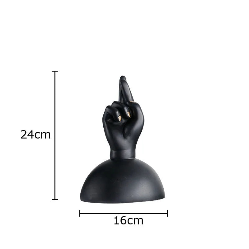 DecorBites™ Hand & Foot Statue Artwork: Abstract Sculpture Ornaments for Room Decor