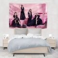 DecorBites™ Kpop Black Pink Girl Group Tapestry Banner Concert Decorative Painting