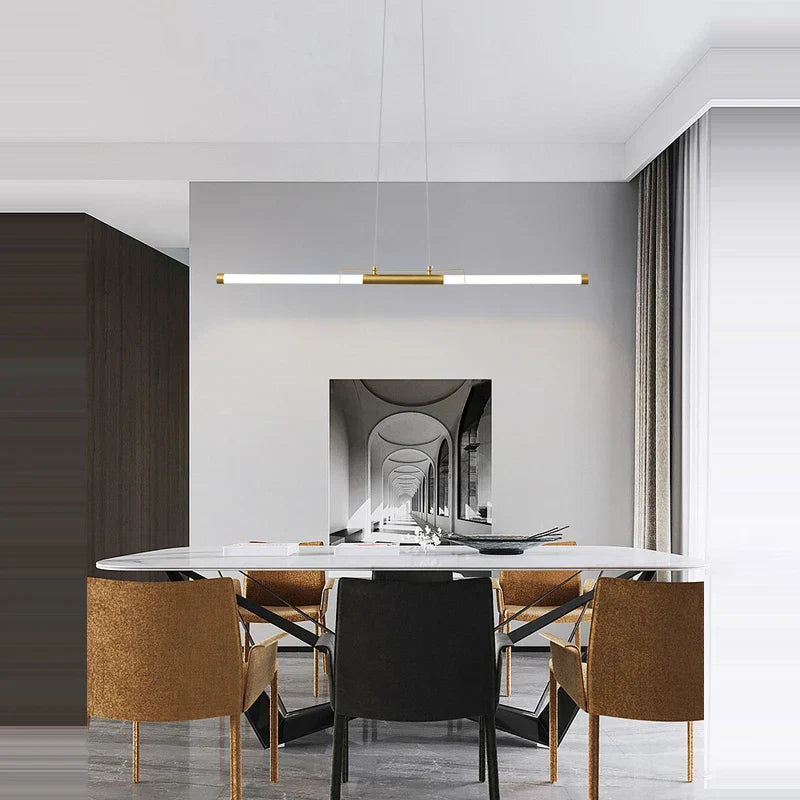 DecorBites™ LED Black Gold Designer Chandelier Lighting for Dinning Room