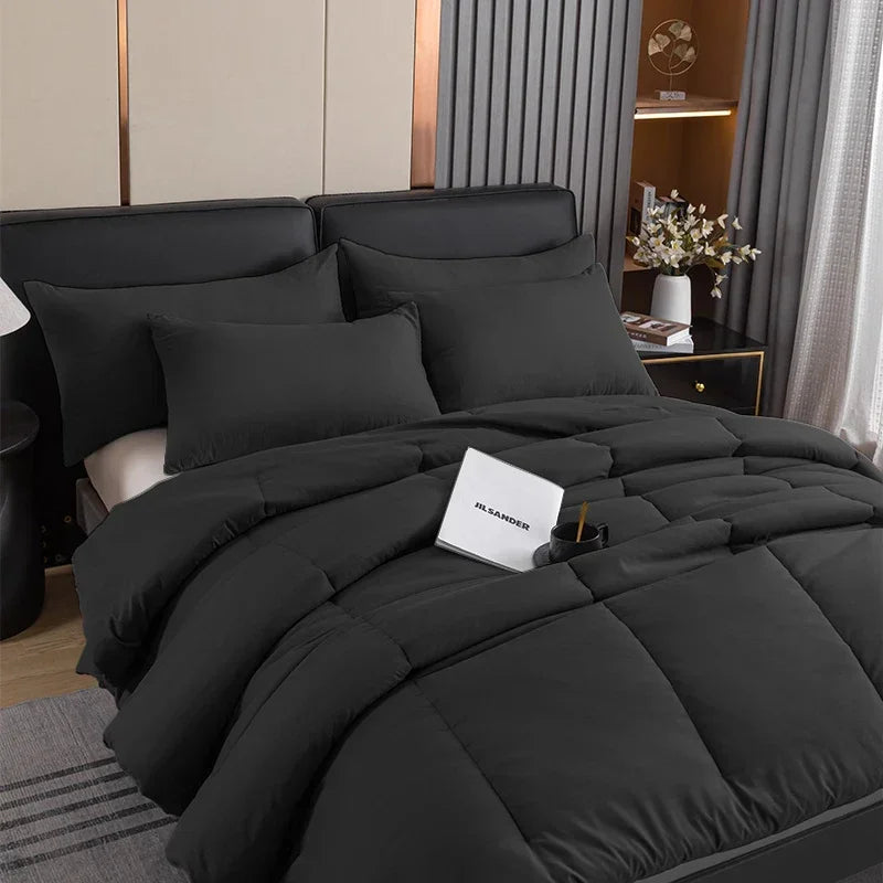 DecorBites™ Large Square Quilted Duvet Queen Spring Autumn Blanket, Four Seasons Comfort