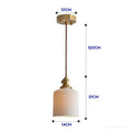 DecorBites™ Japanese Ceramics Bedside Chandelier | Designer Bedroom Lamp for Home Decor