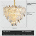 DecorBites™ French Crystal Chandelier Cream Wind Lighting Elegant Luxury Lights
