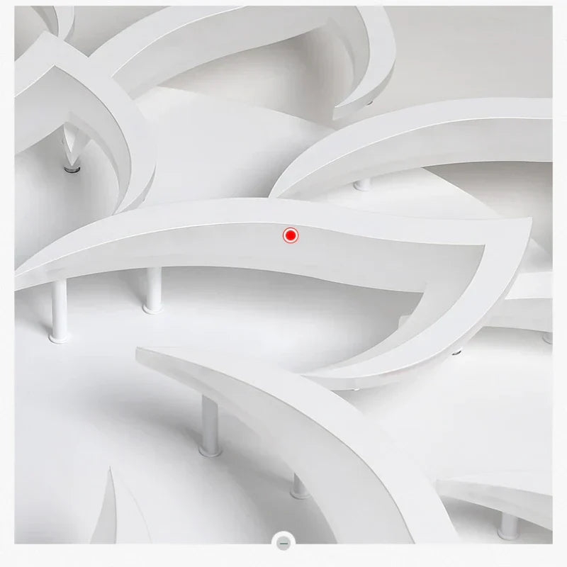 DecorBites™ Lotus Chandelier: Modern LED Ceiling Light Fixture for Home, Living Room, Bedroom.