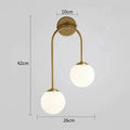 DecorBites™ Glass Ball LED Wall Lamp for Modern Living Room Decor