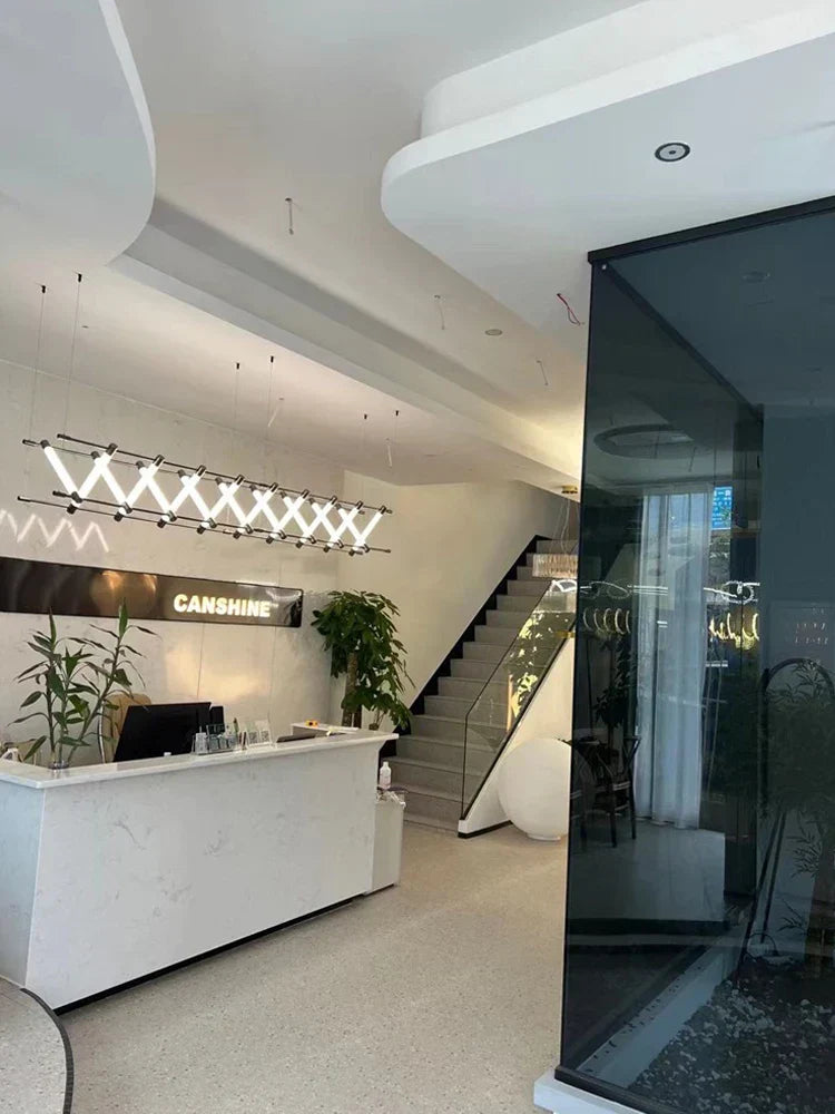 DecorBites™ LED Chandelier: Modern Nordic Industrial Pendant Light for Dining Room and Bar