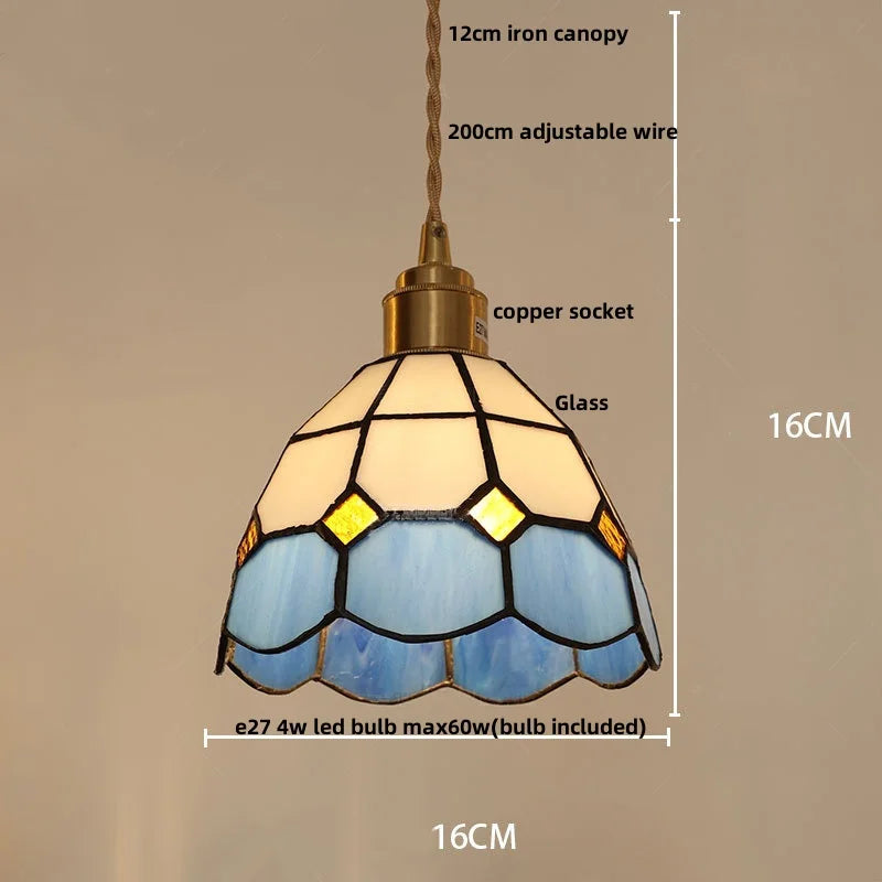 DecorBites™ Cube LED Pendant Lamp Walnut Wood Glass Hanging Lights for Restaurant and Bedroom