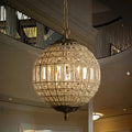 DecorBites™ Luxe Crystal Chandelier for Living Room Bedroom - Mid Century Modern Elegance