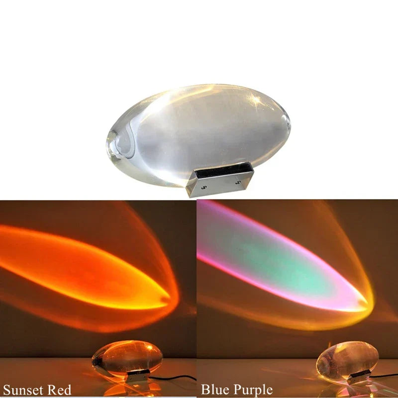 DecorBites™ Crystal LED Table Lamp: Elegant Night Light for Living & Bedroom Decor