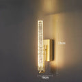 DecorBites™ Crystal Wall Light: Modern LED Long Lamp for Bedrooms, Living Rooms, and Stairs