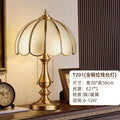 DecorBites™ Crystal Glass Brass LED Floor Lamp for Luxury Living Room Bedroom Study