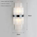 DecorBites™ Crystal LED Wall Lamp Modern Luxury Light Gold Sconces for Living Room Bedroom