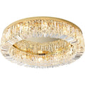 DecorBites™ Crystal Ceiling Chandelier: Luxury LED Pendant Light for Elegant Interiors