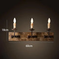 DecorBites™ Country Retro Solid Wood Wall Light for Bedroom & Living Room