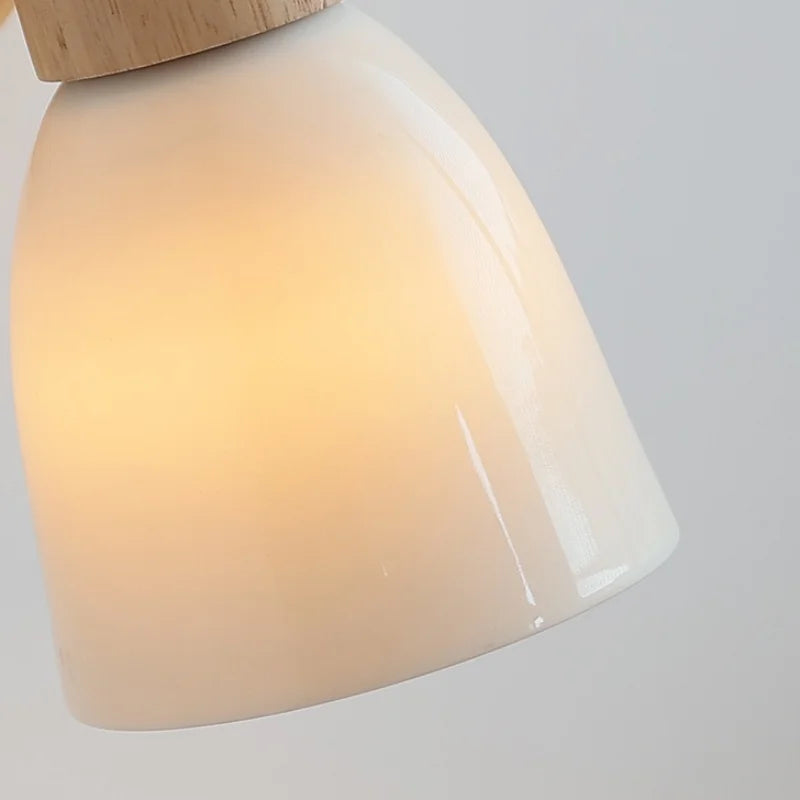DecorBites™ Iron Wood LED Wall Light Fixture Rotate Bedside Lamp Aplique Pared