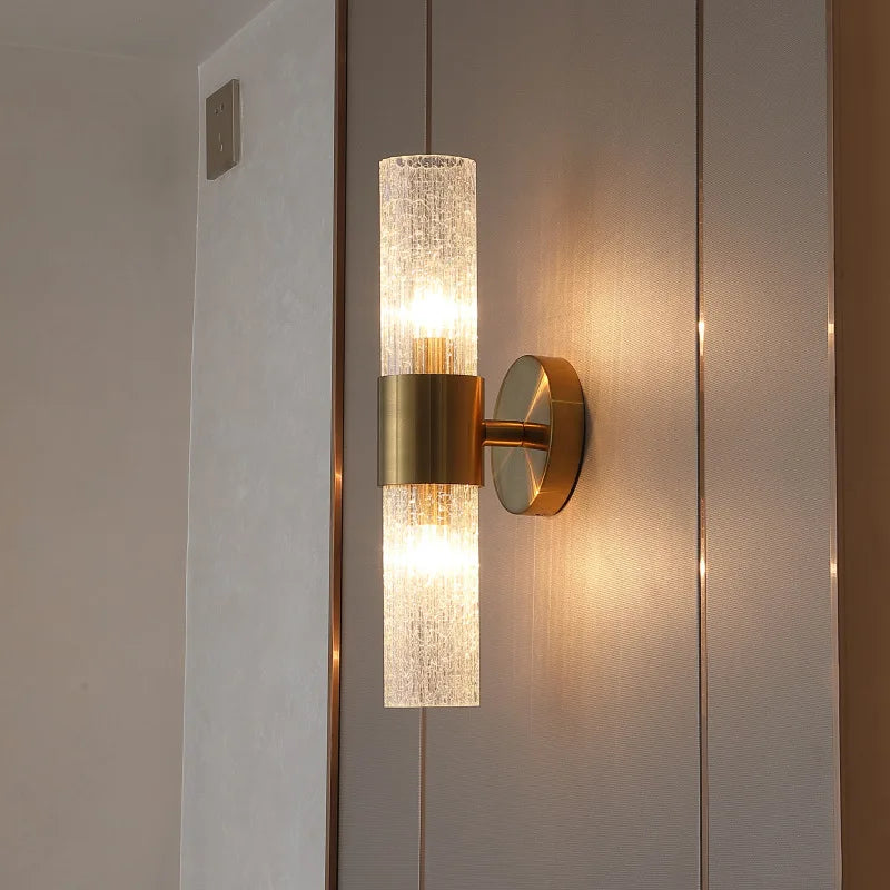 DecorBites™ Crystal Wall Lamp for Bedroom, Hotel, Living Room: Luxury Lighting for Home
