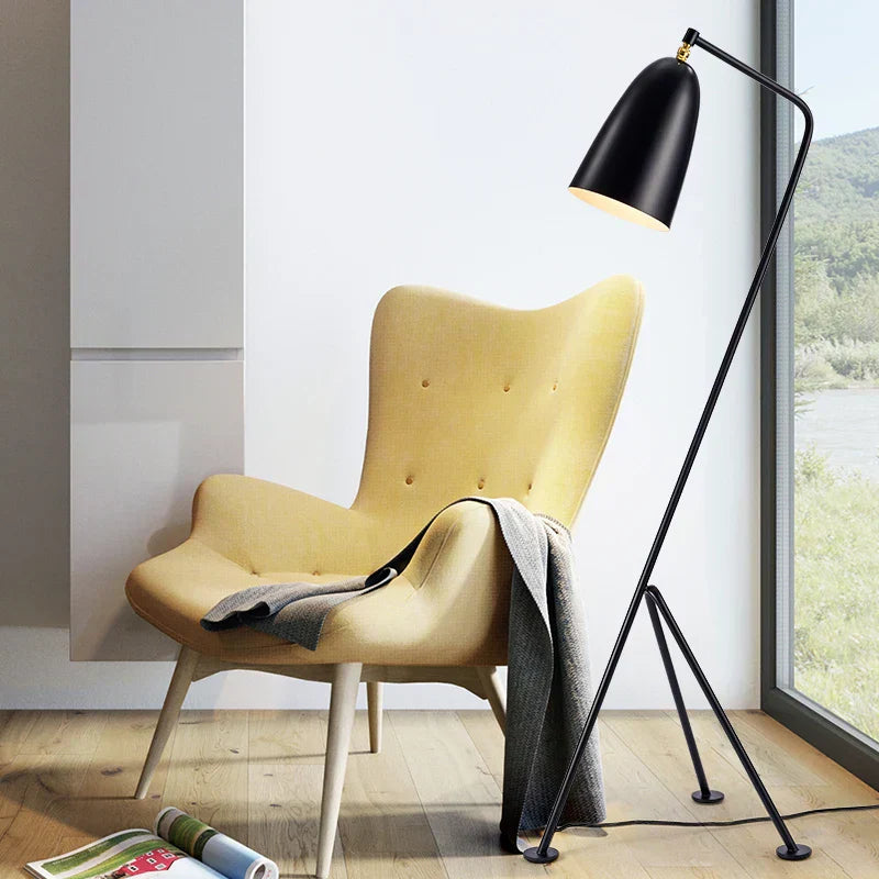 DecorBites™ Grasshopper Floor Lamp: Retro Nordic Macaron Design for Living Room, Bedroom, Study