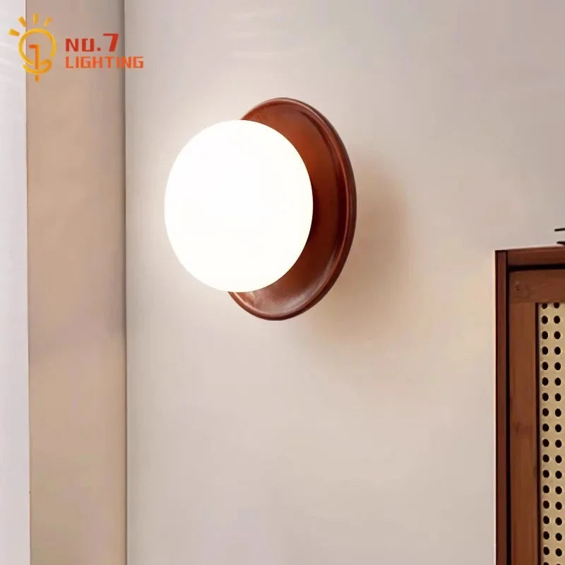 DecorBites™ Cream Wind Dumplings LED Wall Light for Home Decor