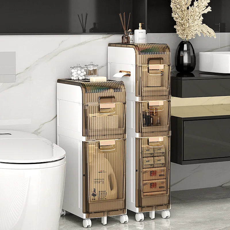 DecorBites™ Crevice Storage Rack Multi-Layer Drawer Organizer for Bathroom, Kitchen, and Car