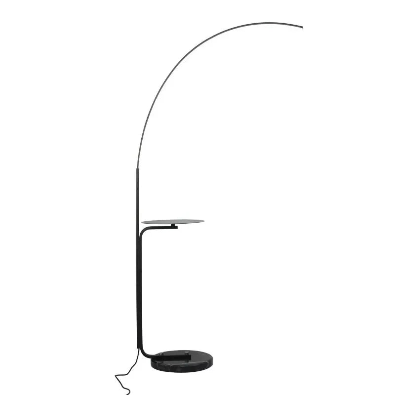 DecorBites™ LED Art Floor Lamp Modern Design Black White Gold Living Room Decoration