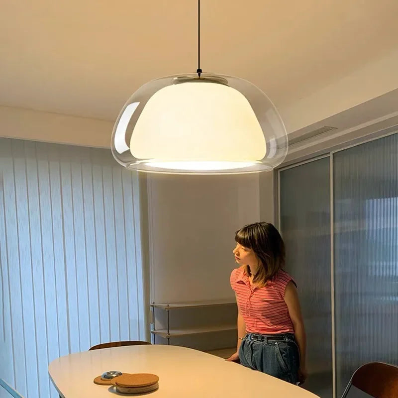 DecorBites™ Glass Jelly Pendant Lamp for Living Room Kitchen Dining - Denmark Suspension Light