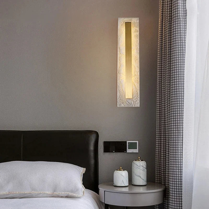 DecorBites™ Gold Marble Living Room LED Wall Lamp